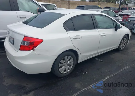 2012 Honda Civic Lx from USA, damaged, VIN 19XFB2F55CE358063